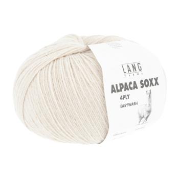 Lang Alpaca Soxx Sockenwolle 4-Fach easywash Fb. 26 creme melange