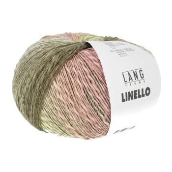 Lang Linello Fb. 52 grün- rosa Verlauf Leinengarn