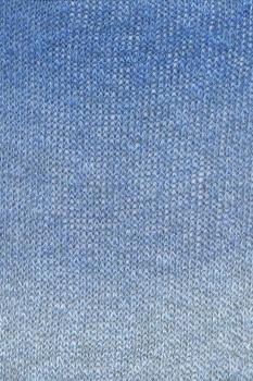 Linello Leinen-Baumwolle-Viskose-Garn mit langem Verlauf Fb. 222 Blau