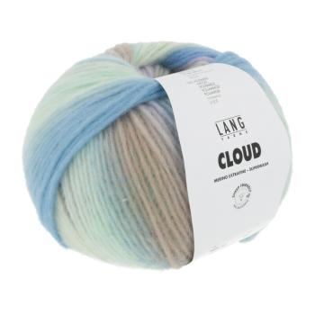 Langyarns Cloud Fb. 14 Mint-Blau-Flieder-Verlauf