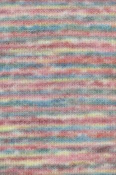 Langyarns Silk Mohair Color Fb. 9 rot-türkis-gelb-blau bunt