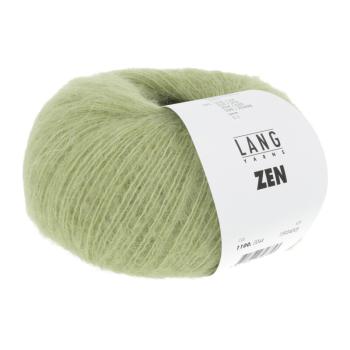 Zen 35% Schurwolle (Merino superfine) 35% Alpaka (Suri Alpaca) 30% Seide Fb. 44 Lime von Langyarns
