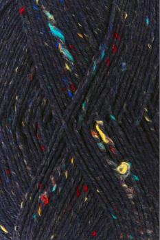 Langyarns SuperSoxx 6-fach Tweed Fb. 25 Nachtblau Multi