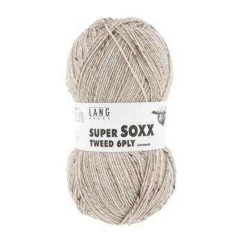 Langyarns SuperSoxx 6-fach Tweed Fb. 26 Beige- Braun