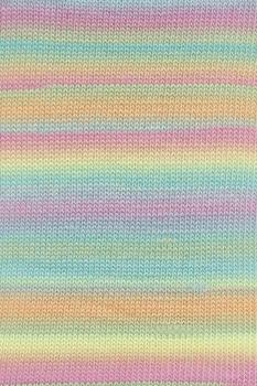Aurora Alpakagarn Fb. 6 Türkis-Pink-Orange-Gelb von Langyarns