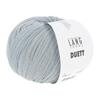 Duett Maschengarn 100% Baumwolle Fb. 23 silber-hellblau