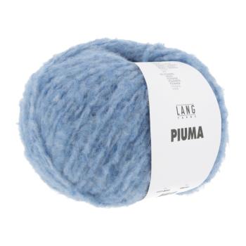Piuma Merino-Baumwolle-Polyamid Fb. 22 Blau