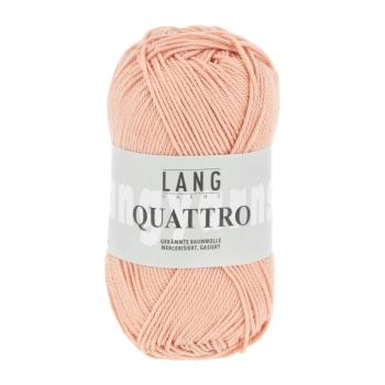 Quattro Baumwollgarn Fb. 27 Melone von Langyarns