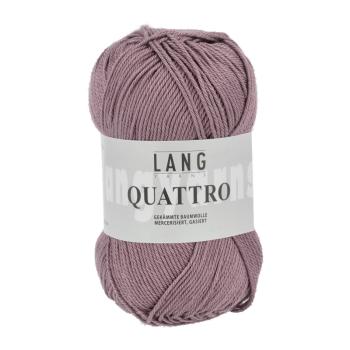 Quattro Baumwollgarn Fb. 48 Malve dunkel von Langyarns