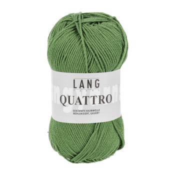 Quattro Baumwollgarn Fb. 117 Grassgrün von Langyarns