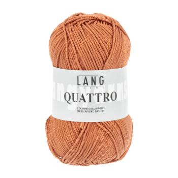 Quattro Baumwollgarn Fb. 175 Terrakotta von Langyarns