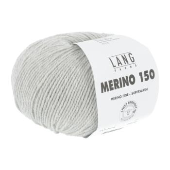 Lang Merino 150 fine Farbe hellgrau meliert