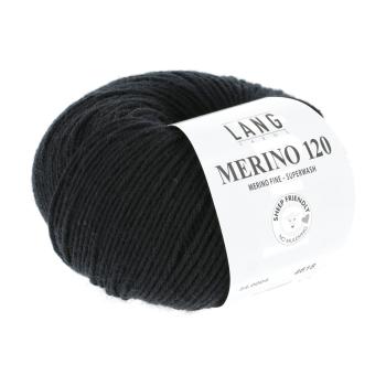 Merino 120 Fb. 0004 schwarz von Langyarns
