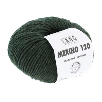 Lang Merino 120 Fb. 398 waldgrün meliert