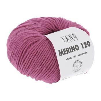 Merino 120 Fb. 465 Pink von Langyarns