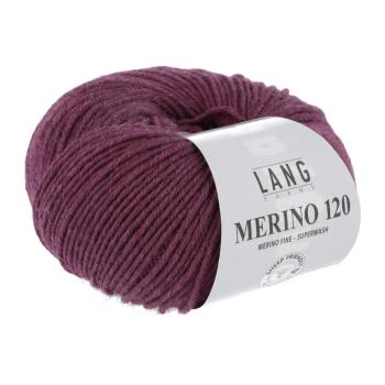 Merinowolle Merino 120 Fb. 566 Zyklame Melange von Langyarns
