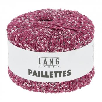 Garn Paillettes Fb. 66 Fuchsia-Pink von Langyarns