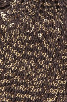 Garn Paillettes Fb. 68 Braun Gold von Langyarns