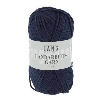 Handarbeitsgarn 12-Fach Fb. 635 Marineblau von Langyarns