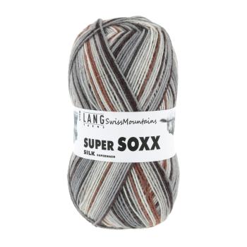 Lang Super Soxx SILK Sockenwolle 4-Fach superwash Fb.Mönch