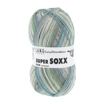 Lang Super Soxx SILK Sockenwolle 4-Fach superwash Fb.Rigi