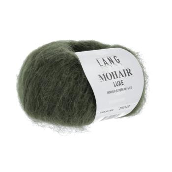 Lang Mohair Luxe Mohair Superkid mit Seide Fb. 199 Moosgrün