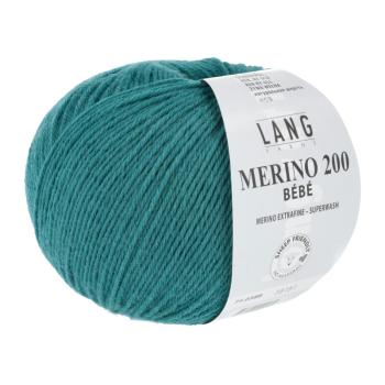 Lang Merino 200 bebe Fb. 388 Petrol
