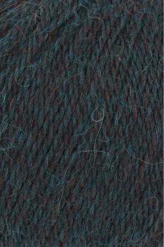 Baby Alpaca Fb. 0088 Petrol Melange von Langyarns
