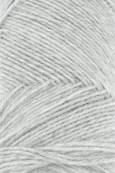 Jawoll Superwash Fb. 23 hellgrau Melange 4-fach Sockengarn Langyarns