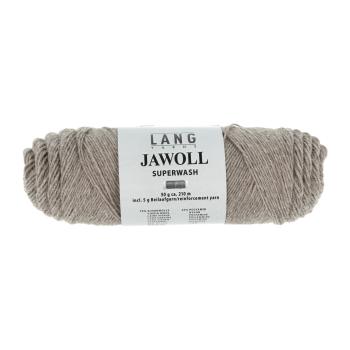 Langyarns Jawoll Sockenwolle mit Beilaufgarn superwash Fb. 45 hellbraun melange