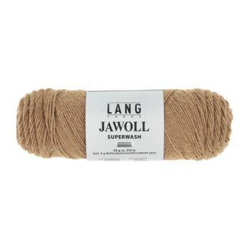 Langyarns Jawoll Sockenwolle mit Beilaufgarn superwash Fb. 339 warmes braun / camel