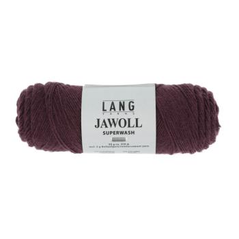 Langyarns Jawoll Sockenwolle mit Beilaufgarn superwash Fb. 390 aubergine