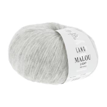 Malou Light Baby Alpaka Fb. 3 Hellgrau Melange von Langyarns
