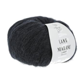 Malou Light Baby Alpaka Fb. 25 Navy-Blau von Langyarns