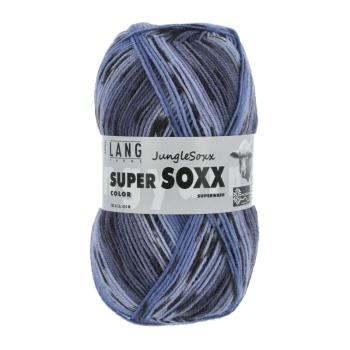 Lang Super Soxx Sockenwolle 4-Fach superwash Fb. 273 Hippo JungleSoxx
