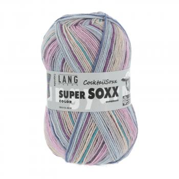 Lang Super Soxx Color Cocktailsoxx Sockenwolle 4-Fach superwash Fb. 287 Caipirinha
