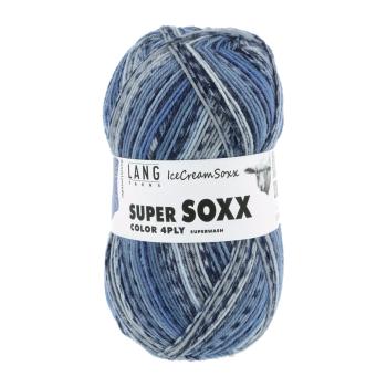 Langyarns SuperSoxx Color Icecream 4-Fach Sockenwolle Fb. 475 HoneyLavender