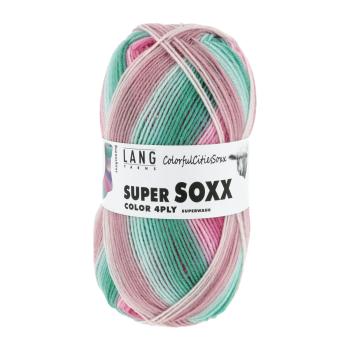 Super Soxx Superwash Fb.507 BuenosAires 4-fach Sockengarn Langyarns