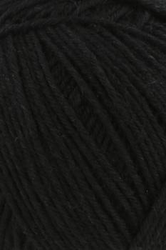 Lang Super Soxx Sockenwolle 6-Fach superwash Fb. 4 uni Schwarz