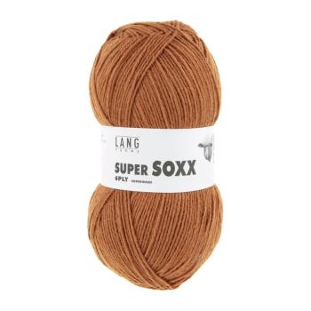 Super Soxx 6-fach Sockengarn Superwash Uni Fb. 11 Bronze