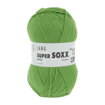 Super Soxx Sockenwolle 6-Fach superwash Fb.16 grün uni