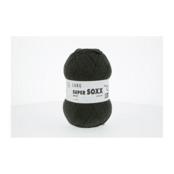 Lang Super Soxx Sockenwolle 6-Fach superwash Fb.16 dunkelgrün uni