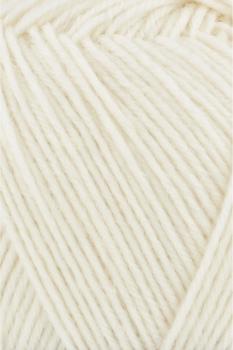 Lang Super Soxx Sockenwolle 6-Fach superwash Fb.94 Wollweiß uni