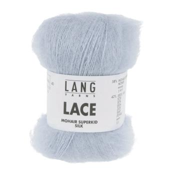 Lang Lace Mohair Superkid Silk Fb. 21 ciel - hellblau
