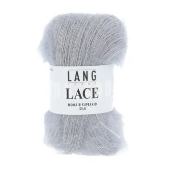Lang Lace Mohair Superkid Silk Fb. 23 Silbergrau