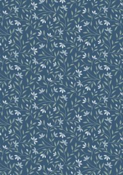 Patchworkbaumwolle The Water Garden CC39-03 Navy Blue Wild Harmony by Lewi´s & Irene