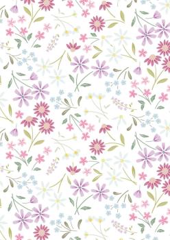 Patchworkbaumwolle Pressed Flowers CC51-1 Canssandra Connoly Lewis Irene