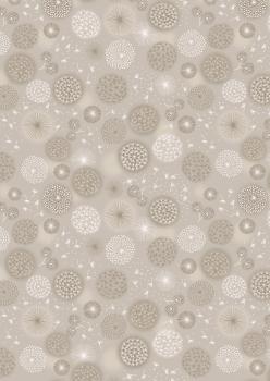 Patchworkstoff Überbreite 108 Inch Dandelions Pusteblume Fb. Sand-beige von Lewis & Irene