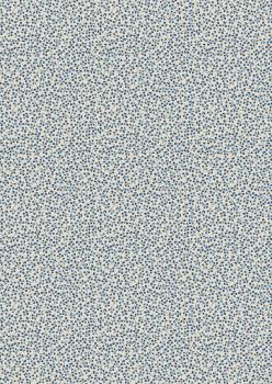 Patchworkstoff Überbreite 108 Inch Little blue cream von Lewis & Irene