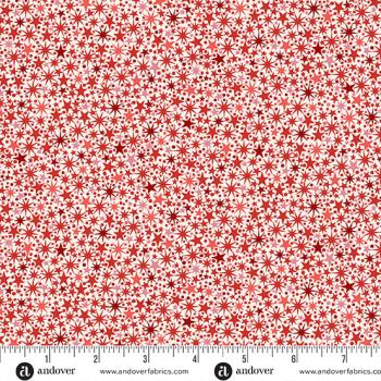 The Nutcracker by Makower UK Twinkle Cream and Red